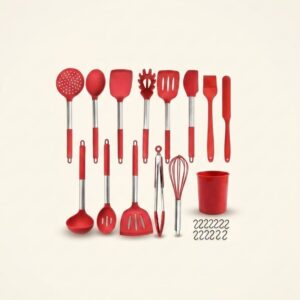 Manufacturers-Wholesale-Silicone-Kitchen-Utensils-14-Sets-Shovel-Spoon-Scraper-Storage-Bucket-Baking-Cooking-High-And-Low-Temperature.jpeg Silicone Cooking Utensil Set